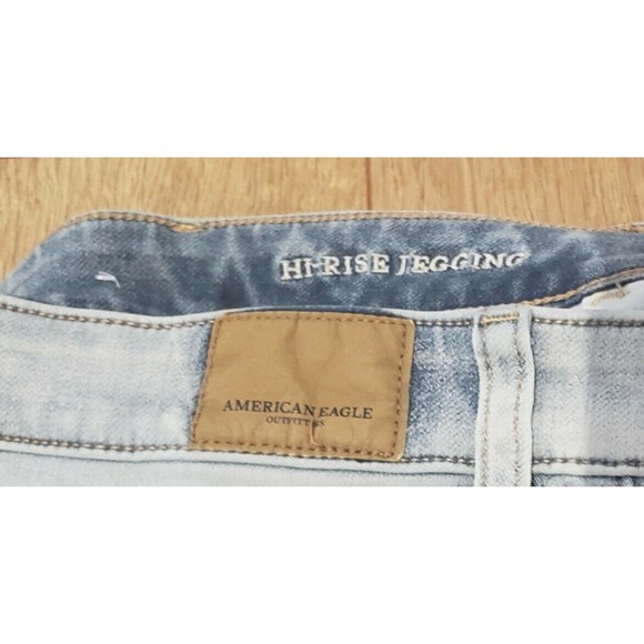 EXCELLENT American Eagle Super Stretch Size 2 Regular X4 Hi-Rise Jegging - Picture 3 of 8